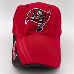 Tampa Bay Buccaneers NFL Team Apparel Red & Black‎ Baseball Cap Hat